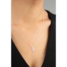 Elika Silver Kadın Yılan Model 925 Ayar Gümüş Kolye