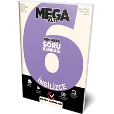 Cevap Yayınları 6.Sınıf Mega 6 İngilizce Soru Bankası