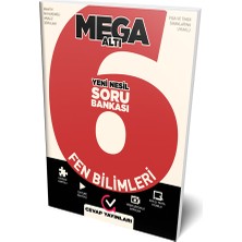 Cevap Yayınları 6.Sınıf Mega 6 Fen Bilimleri Soru Bankası