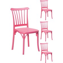 Mobetto 4 Adet - Violet Sandalye Bahçe&balkon&teras Sandalye