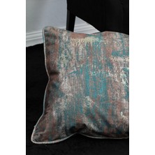 Aisha's Design Aishas Design Çift Tarafı Etnik Desenli Dekoratif Kırlent Kılıfı