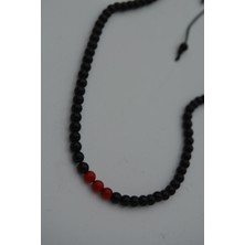 Stoneage Jewellery Mercan ve Oniks Taşlı Kolye