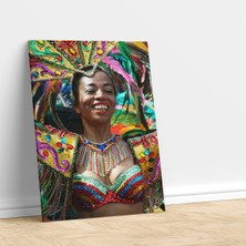 Deko Gonya Brezilya Rio Karnaval Temalı Kanvas Tablo