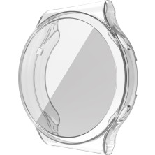 Markacase Huawei Watch GT 2 Pro 46 Mm İçin Tam Kaplama Silikon Kılıf Şeffaf