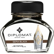 ​​​​​​Diplomat D41001001 Mürekkep 30 ml Sepia Siyah