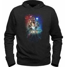 Alfa Tshirt Stranger Things Kapşonlu Sweatshirt