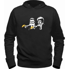 Alfa Tshirt Minions Siyah Sweatshirt