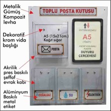 Maben D-015  Maben Toplu (Ortak) Posta Kutusu 40 x 50 cm