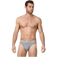 Namaldı 12 Adet Gri Renk Spor Slip Külot