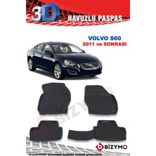 Bizymo Volvo S60 2011 ve Sonrası 3D Paspas Takımı Bizymo