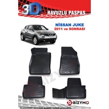 Bizymo Nissan Juke 2014-2019 3D Havuzlu Paspas Takımı Bizymo