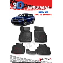 Bizymo Bmw X2 2017 ve Sonrası 3D Havuzlu Paspas Takımı Bizymo