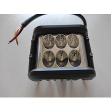 Replax Carup Off Road Sinyalli Flaşlı Projektör 10-30V 36W 12 LED 10X7X7 cm BR3010598