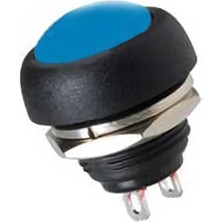 Robotistan IC184 Plastik Renkli Mantar Tip Buton - Mavi