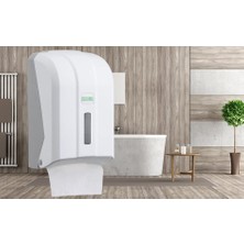 Vialli K6 Z Katlı (Dikkat:Wc Tuvalet Kağıdı İçindir) Dispenseri Mini Boy Beyaz