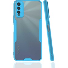 ZORE Vivo Y11S Kılıf Zore Parfe Kenarları Pastel Renk Silikon Kılıf