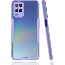ZORE Oppo A54 4g Kılıf Zore Parfe Kenarları Pastel Renk Silikon Kılıf