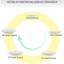 Valena Home Antialerjik 2'li Uyku Yastığı 50 x 70 Cm. 800 Gr. Boncuk Silikon Elyaf