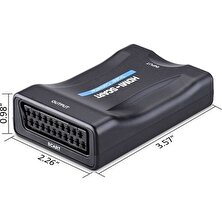 PrimeX Plus PX-5110 1080P Full Hd Scart To HDMI Görüntü Çevirici Ac Converter