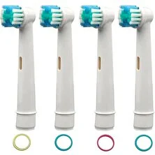 Lovyco Oral-B Için Yedek Diş Fırçası Kafaları, Oral B Braun Elektrikli Diş Fırçası Ve Şarjlı Diş Fırçası 4 Adet Başlık