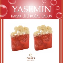 Comes Cosmetic 2'Li   Doğal Kabak Lifli Yasemin Sabunu