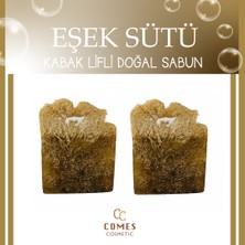 Comes Cosmetic 2'Li  Doğal Kabak Lifli Eşek Sütü Sabun