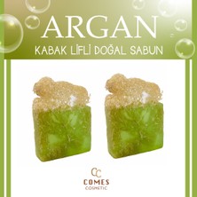 Comes Cosmetic 2'Li   Doğal Kabak Lifli Argan Sabunu