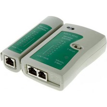 Fideco RJ45 RJ11 Adsl Ethernet Internet Kablo Test Cihazı Cat5/6 Network Tester