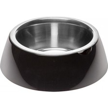 Ferplast Jolie Çelik Mama ve Su Kabı Siyah Small