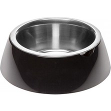 Ferplast Jolie Çelik Mama ve Su Kabı Siyah Medıum