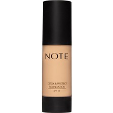 Note Detox Protect Fondöten 03 Medium Beige