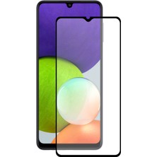 Caseworld Samsung Galaxy A22 4g Tam Kaplayan Temperli Ekran Koruyucu Cam