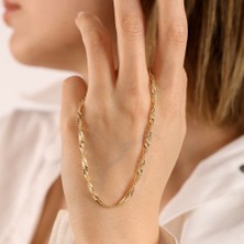 Sembol Gold 14 Ayar Altın 50 cm Singapur Zincir 3.0 mm
