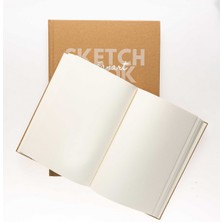 Fanart Academy Ciltli A4 Kraft Sketch Pad 96yp 80gr  - Kraft