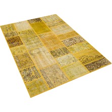 Sempati Halı Eşsiz Güzelliğe Sahip Patchwork El Dokuma Halı 120 x 180 cm