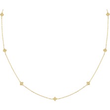 Altın Sepeti Altınsepeti Altın Dorika Toplu Zincir Kolye