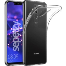 Printone Huawei Mate 20 Lite Uyumlu Şeffaf Kılıf Clear Silikon Kapak