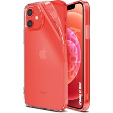 Printone Apple iPhone 12 Mini Uyumlu Şeffaf Kılıf Clear Silikon Kapak