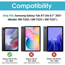 FUJİMAX Samsung Galaxy Tab A7 Lite 8.4 Inç 2021 T220 T225 T227 9h Temperli Ekran Koruyucu