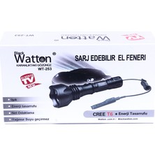 Watton 600 Lümen Tx6 Şarjlı Özel Avcı Feneri WT-253