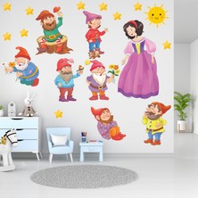 Echo Home Pamuk Prenses ve Yedi Cüceler Anaokulu ve Çocuk Odası Duvar Sticker