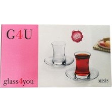 Zayrok Paşabahçe 12 Parça Glass You Misis Çay Seti