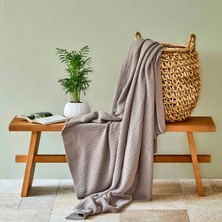 Karaca Home Back To Basic Vizon Çift Kişilik Örgü Battaniye