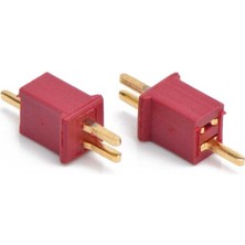 Robotistan Mini T Plug Batarya Konnektörü (Wltoys W977 Mini Uyumlu) (Erkek-Dişi Set)