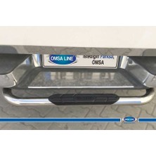 OMSA Mitsubishi L200 Arka Koruma Q76 Krom 2015-2019 Arası