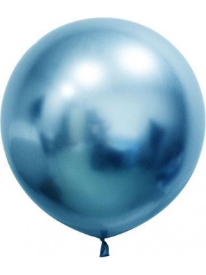 Hayaller Dükkanı Balon Krom Parlak Jumbo 24 Inc Mavi Pk:3