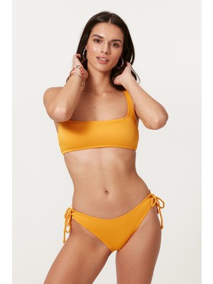 Pierre Cardin Askılı Kare Yaka Bikini Takım 217408 Sarı