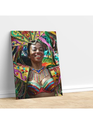 Deko Gonya Brezilya Rio Karnaval Temalı Kanvas Tablo