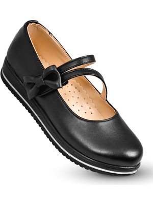 Kaptan Junior Kız Çocuk Ayakkabı Babet Pssk 651 Siyah