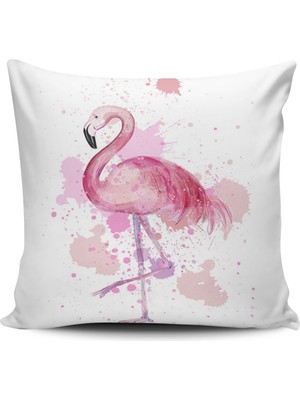 Alkan Homes Kırlent Dünyası Sevimli Baykuşlar Dijital Baskılı Kırlent Kılıfı